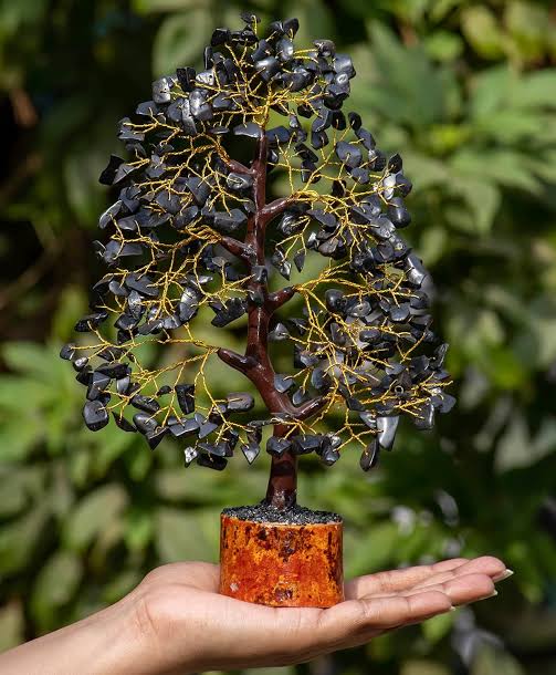 Black tourmaline tree 